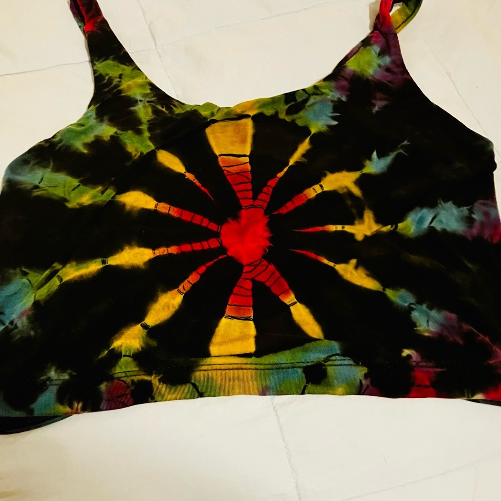 Tie-Dye Multicolor Women's Top